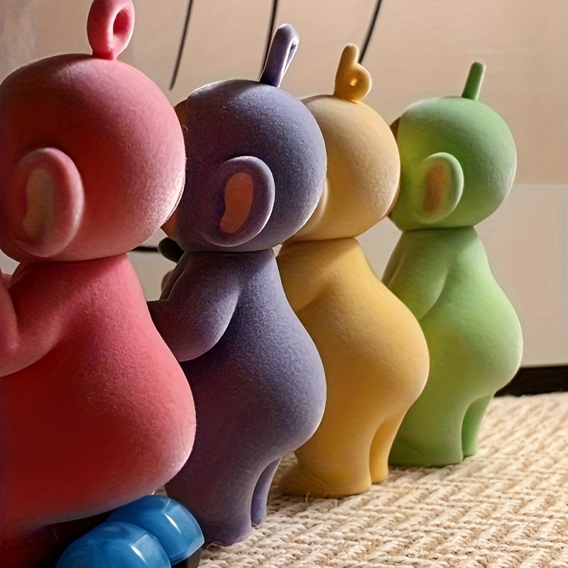 Pijama de mono con capucha para adultos, suave franela, diseño de dibujos animados lindo