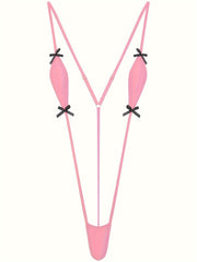 Ayollar uchun qora tikanli bodysuit, uch nuqtali charm dizayni bilan