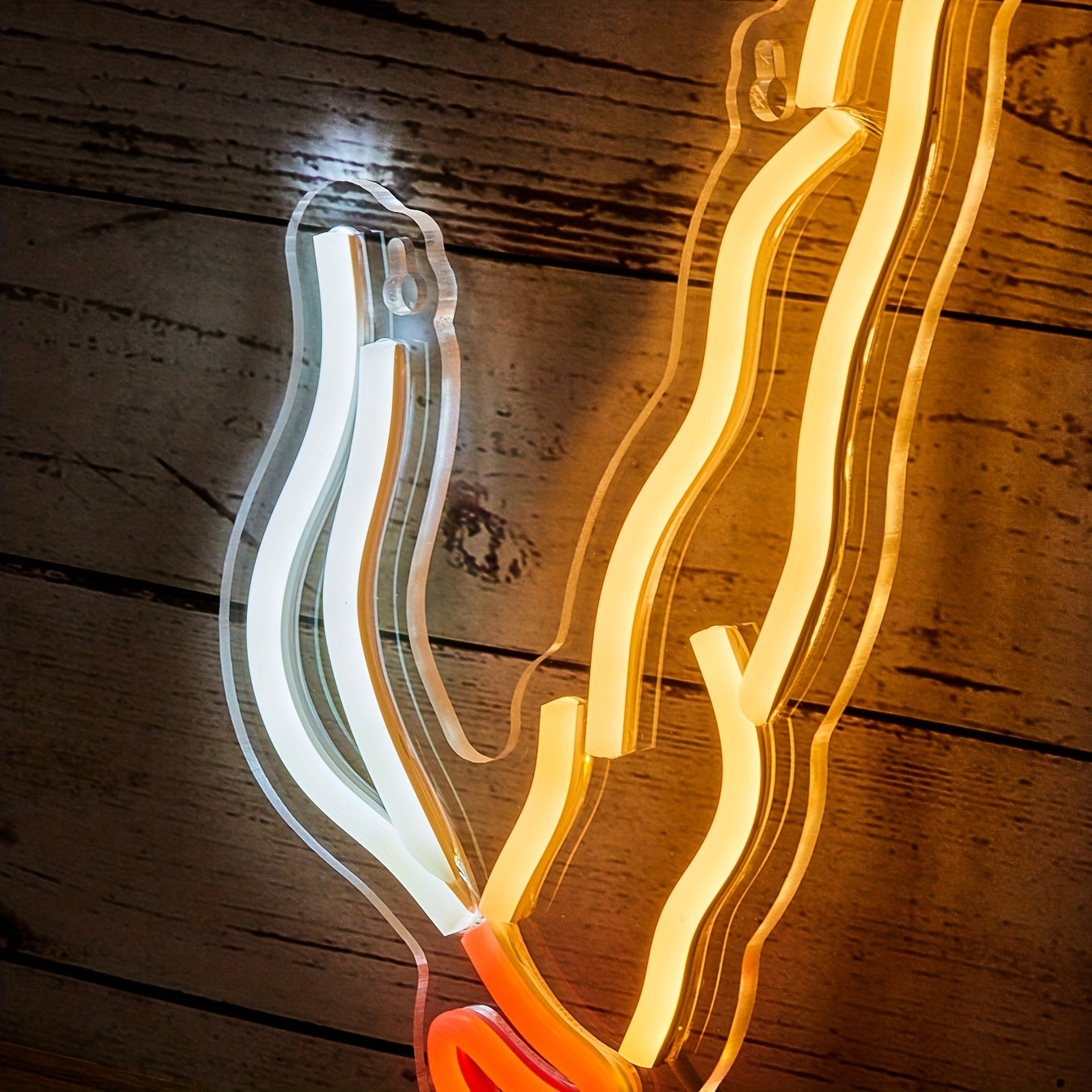 LED Neon Light for Man Cave Cigar Smoke Shape with Backboard