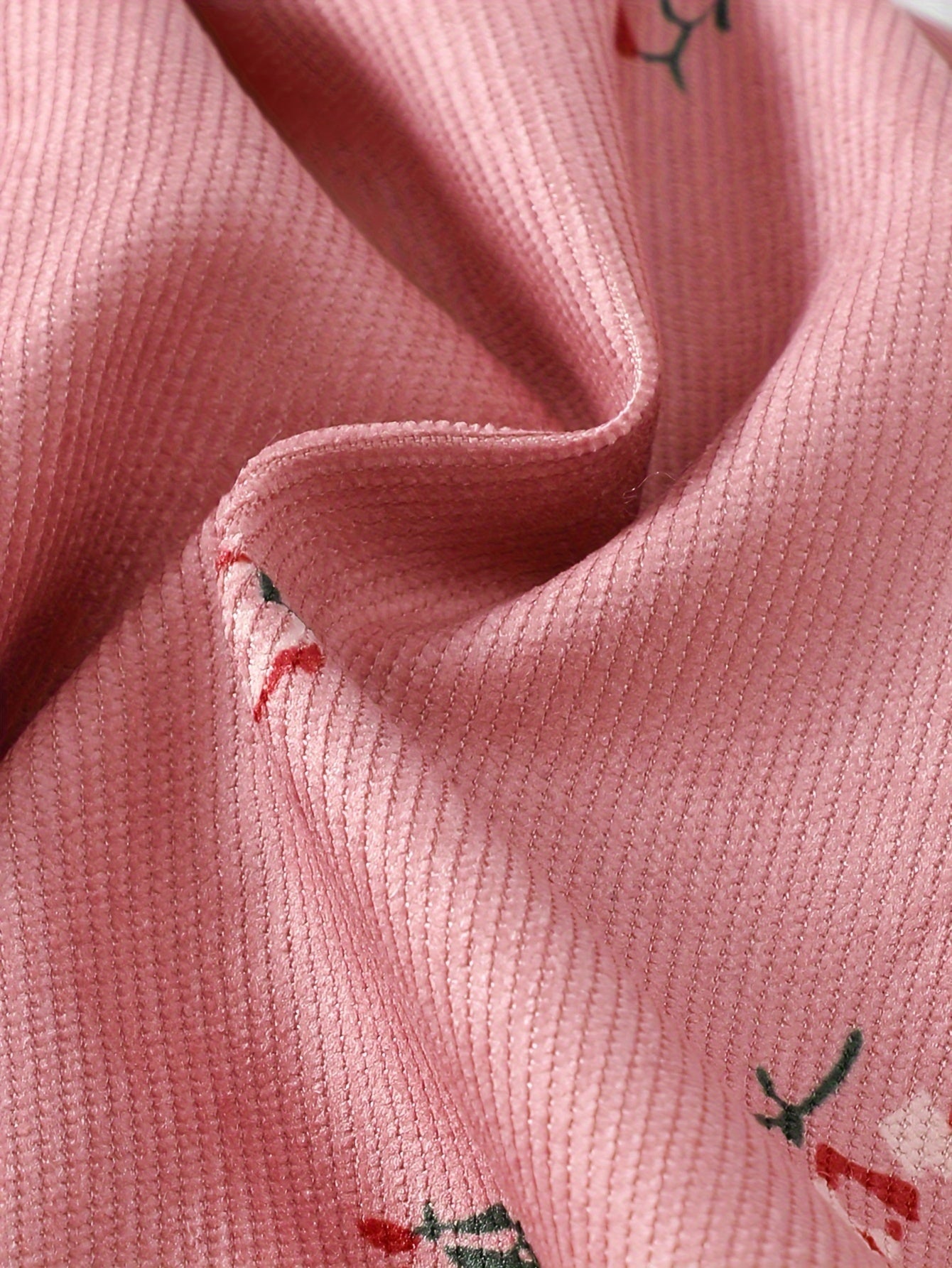 Baby Girl Floral Dress with Flared Sleeves and Bow, Polyester, Spring Summer