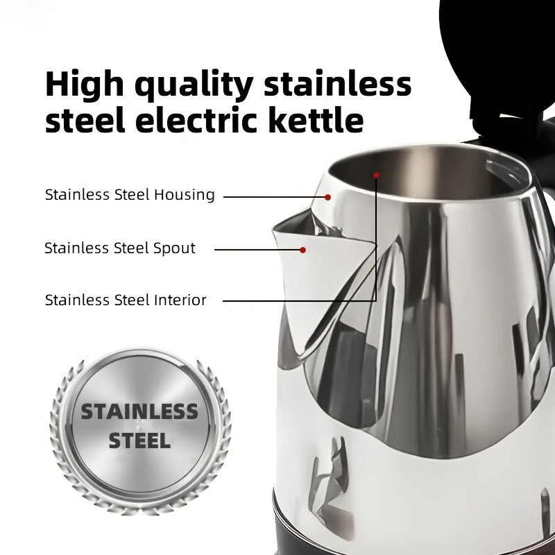 Stainless Steel Electric Kettle Katta hajmli tez qizdirish avtomatik o‘chish