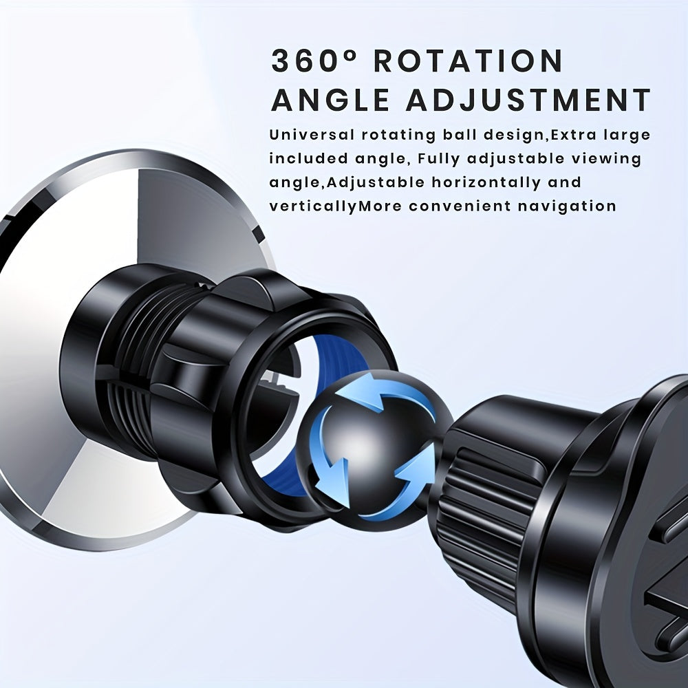 Barcha smartfonlar uchun magnit avtomobil telefon tutgichi vent montaji