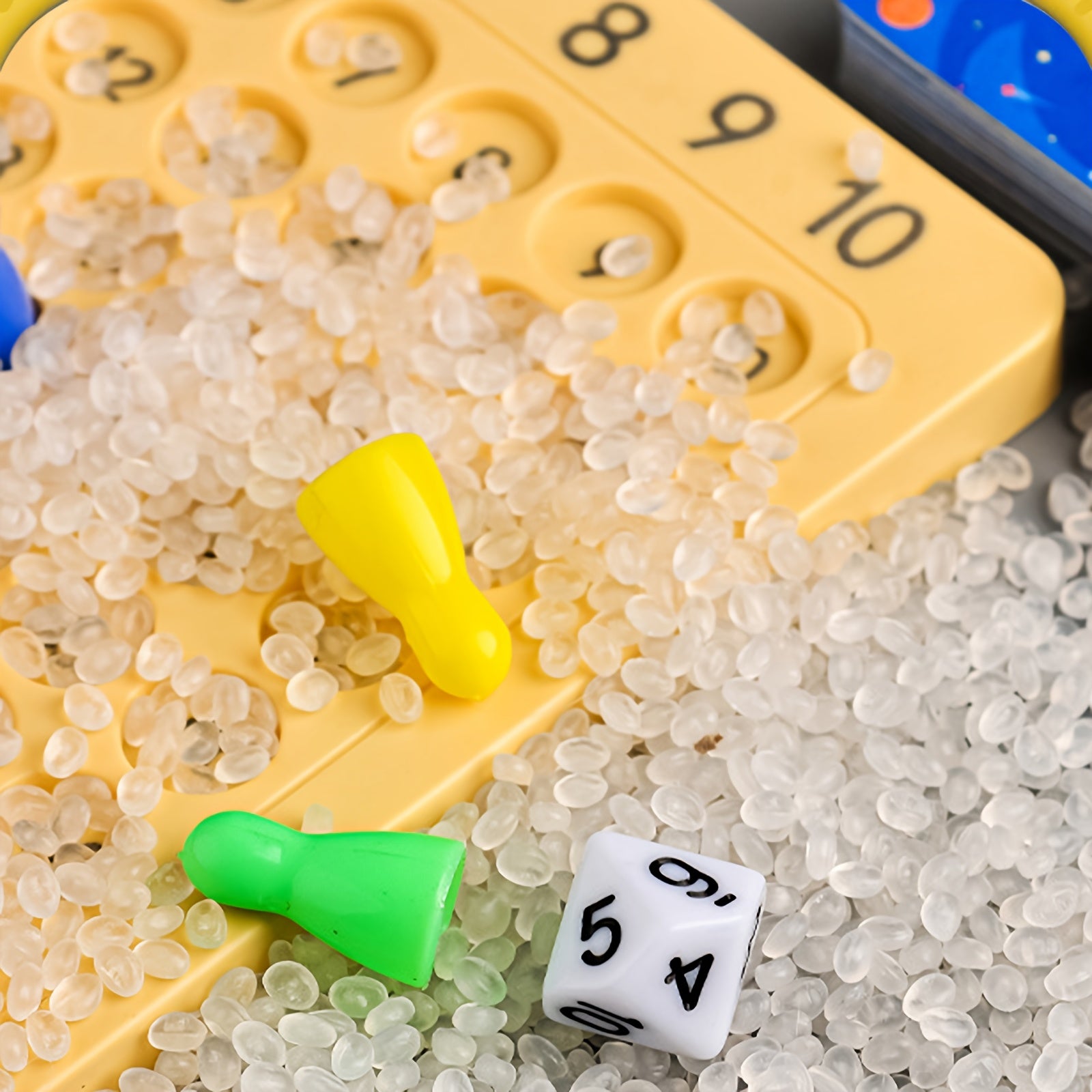 Educational Multiplication Table Toy Game for Kids Ages 3+ Yellow Plastic Educational Toy