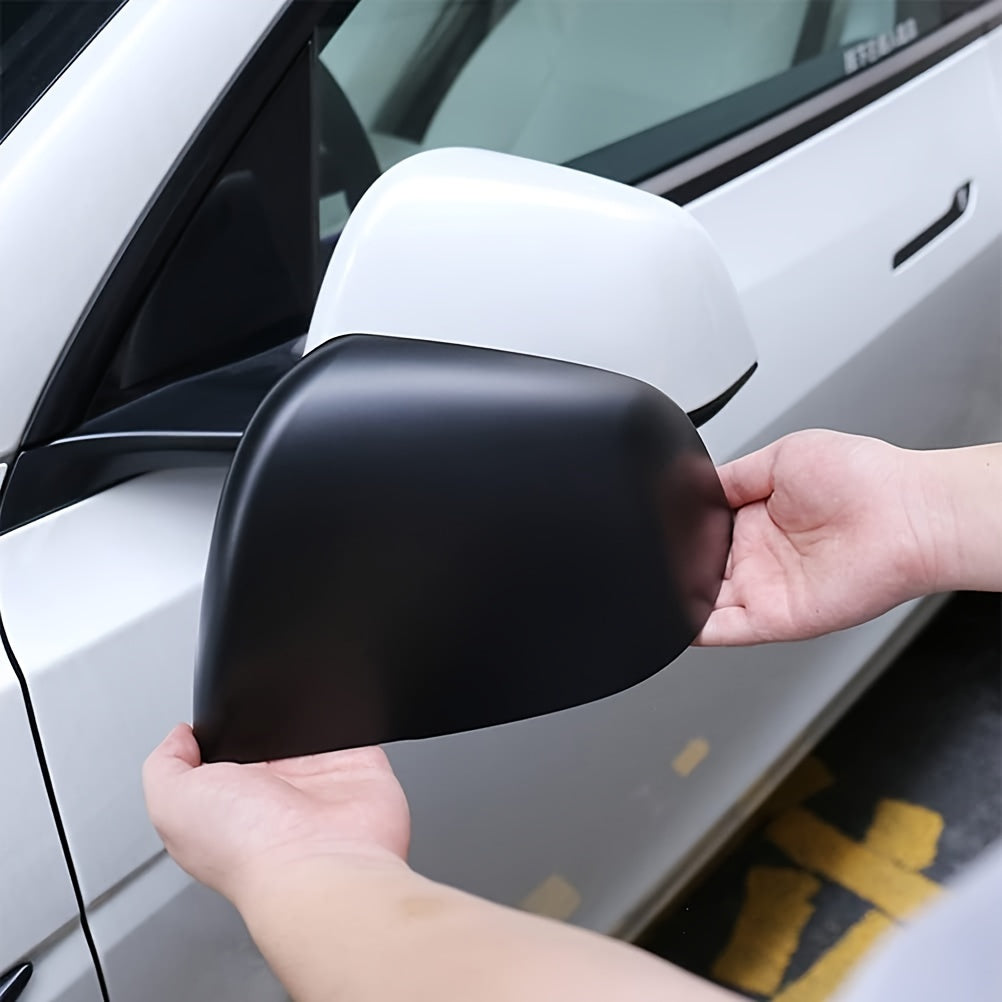Car Rearview Mirror Cover Protector Set for Tesla Model 3 and Y 2020-2024