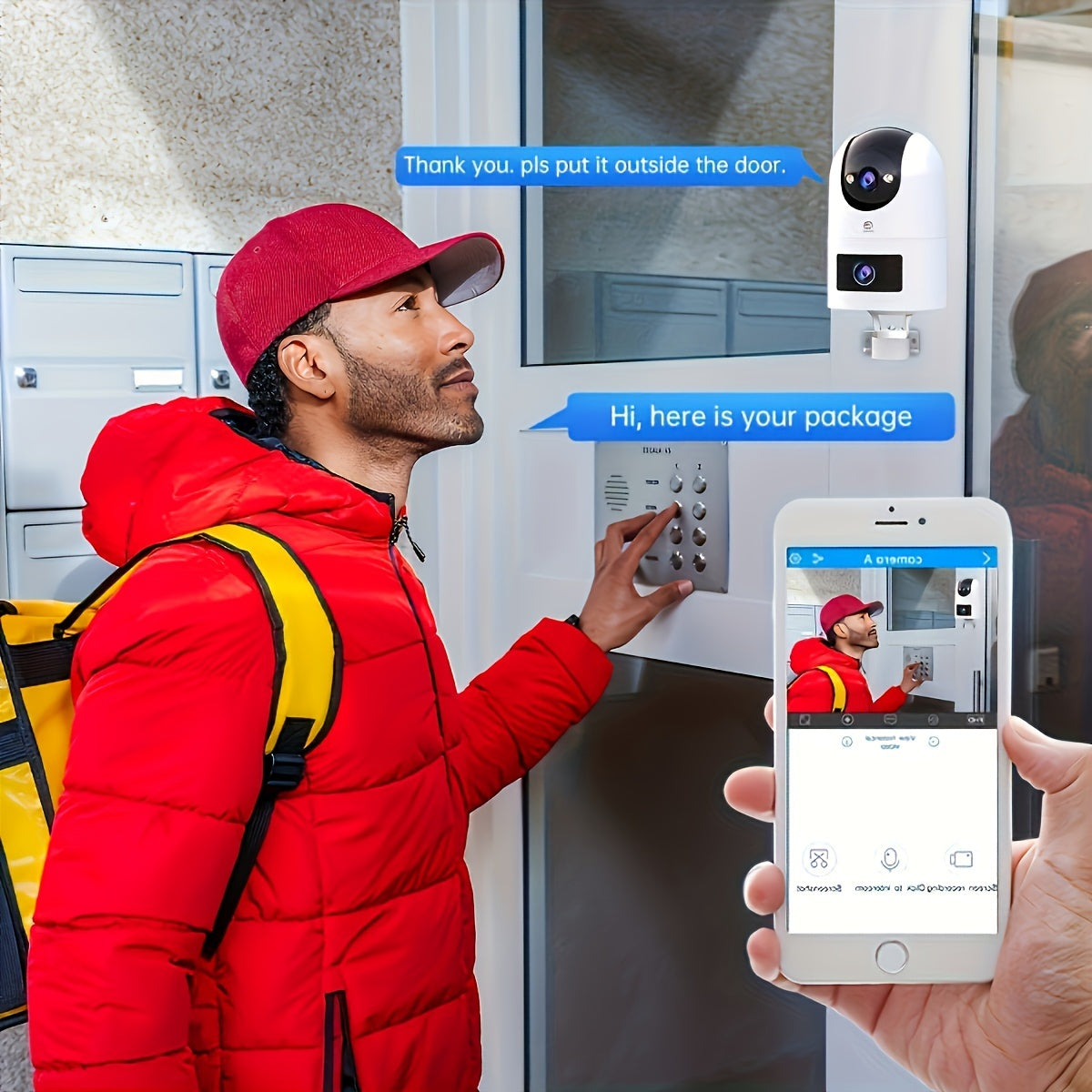 4K Dual Camera Security System with WiFi, Night Vision, Indoor Outdoor