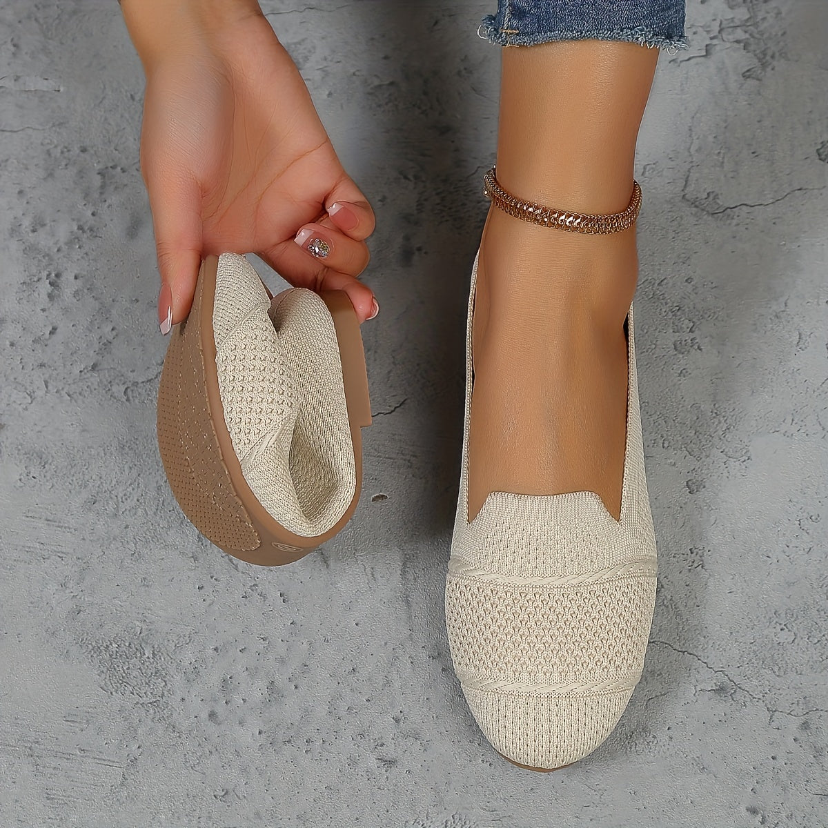 Women's Casual Breathable Flat Shoes for Summer Comfort