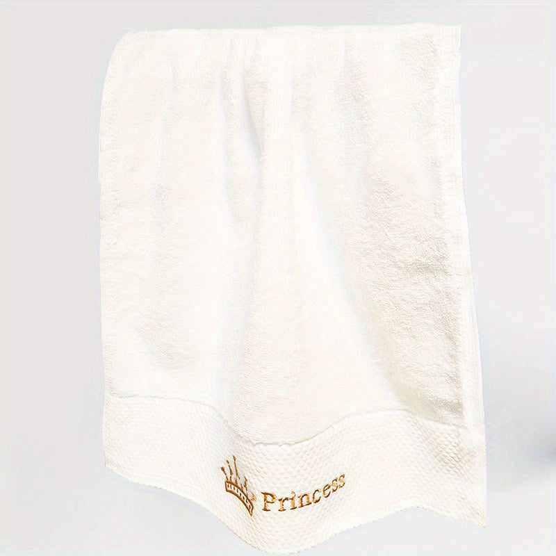 Cotton Bath Towels Soft Absorbent Embroidered for Household and Hotel Use