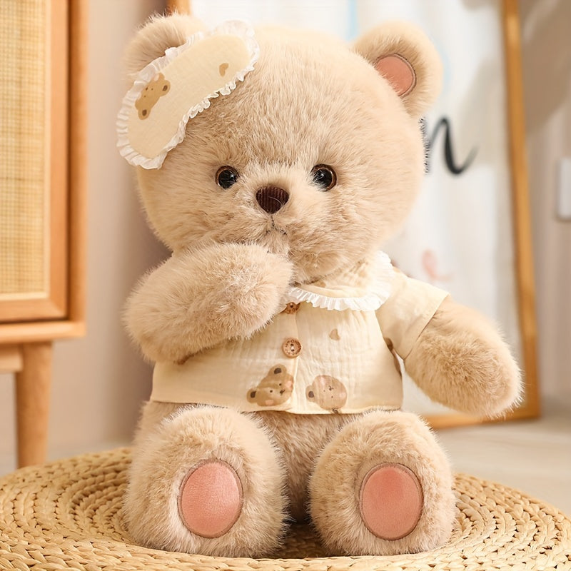 45cm Kawaii Rabbit Plush Toy Teddy Bear Soft Stuffed Animal for Home Decor and Gifts
