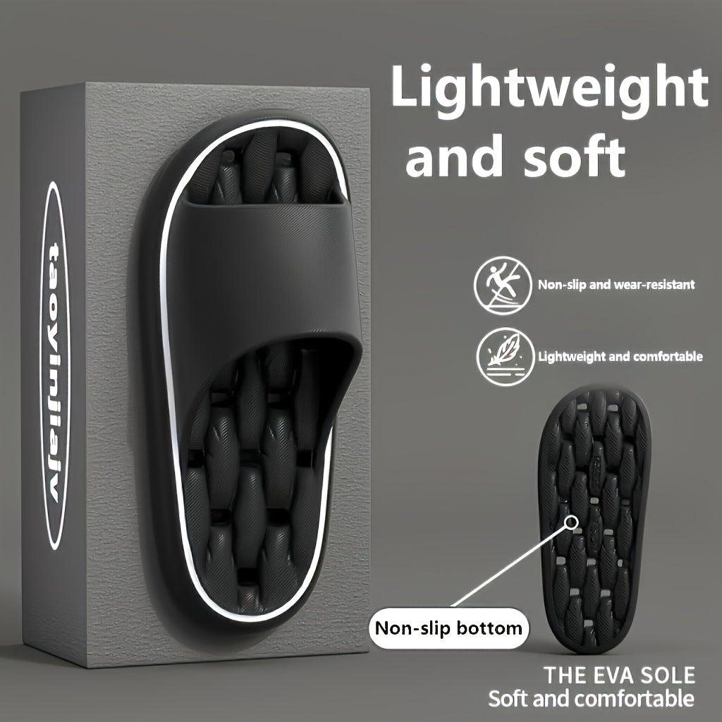 Unisex EVA Non-Slip Sandals Minimalist Stripe Comfortable All Seasons