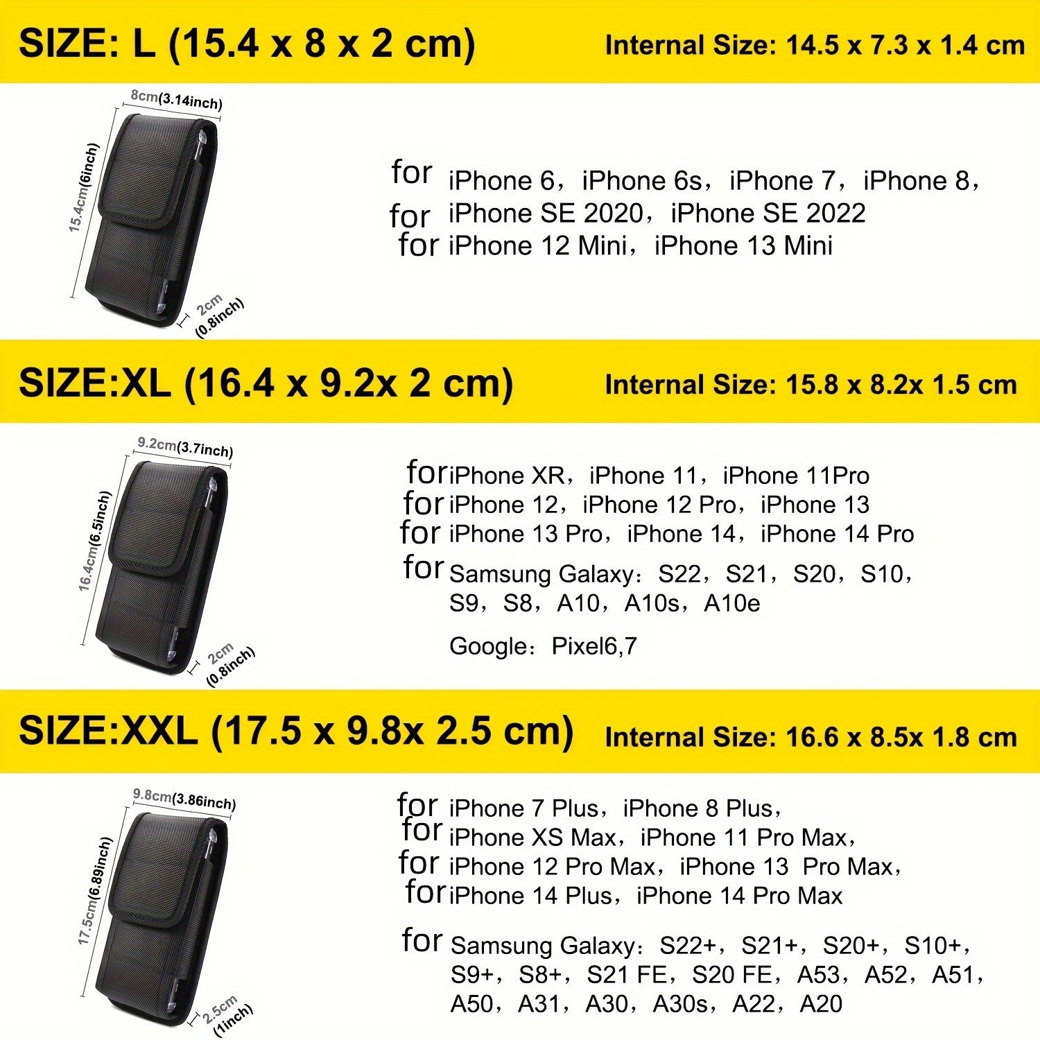 Black Nylon Waist Bag with Edgy Design