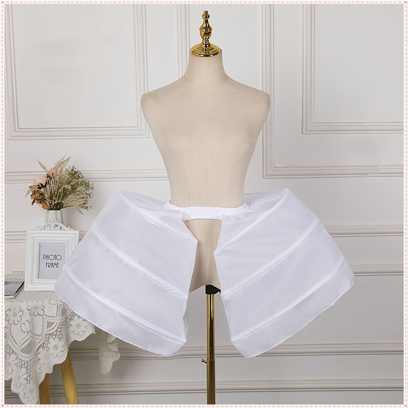 Enagua ovalada para mujer, vestido romántico medieval, poliéster para eventos sociales