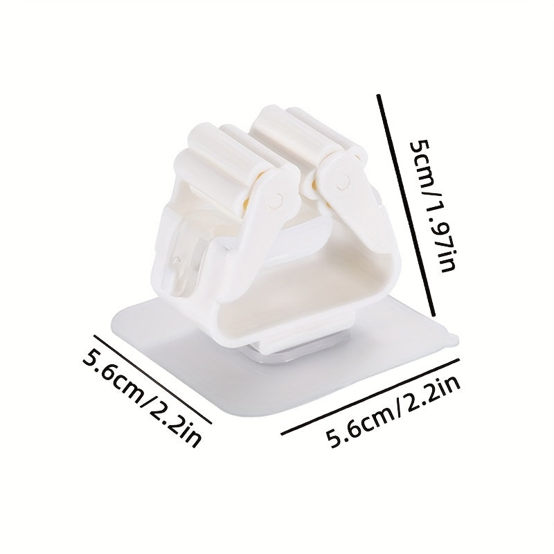 Клипсы для крепления швабры и метлы на стену без сверления, с клеевым держателем для хранения на кухне, в ванной, в автодоме