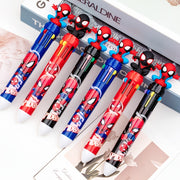 Spider-Man Stationery Set Includes Notepad and Pens for Students and Office Use