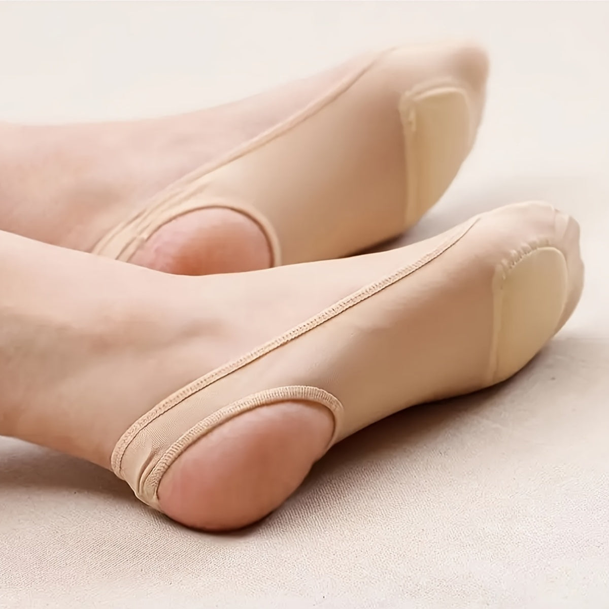 Women Fabric Summer Stiletto Heel Pads Anti-Slip Invisible Inserts