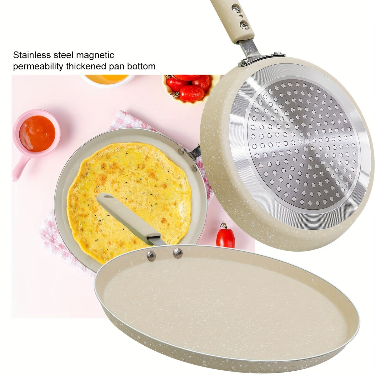 White 12-Piece Non-Stick Cookware Set for Induction and Open Flame Cooking