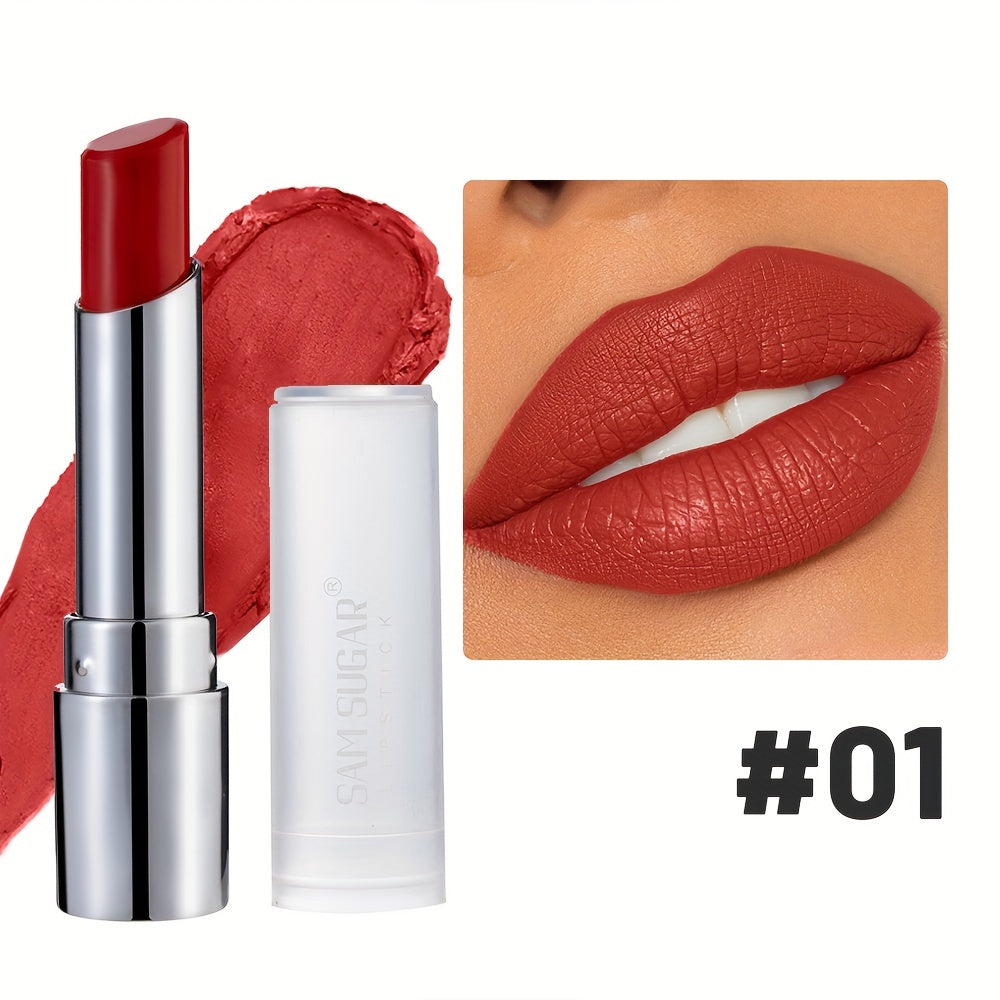 Lápiz de labios mate de terciopelo para mujer, a prueba de agua, de larga duración, en 6 colores