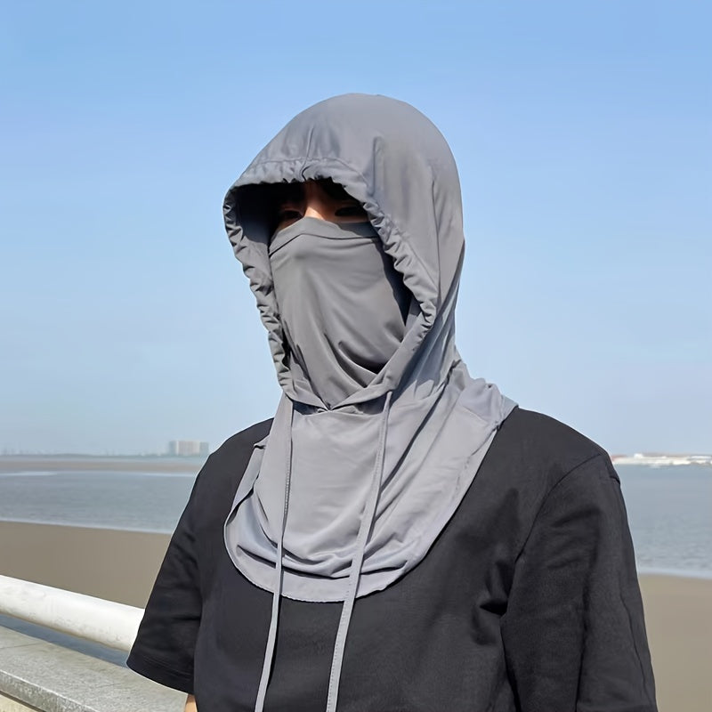 Sun Protection Hat with Hood and Neck Gaiter for Outdoor UV Protection Breathable Lightweight