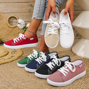 Women's Lightweight White Sneakers with Breathable Soft Sole for Casual Wear