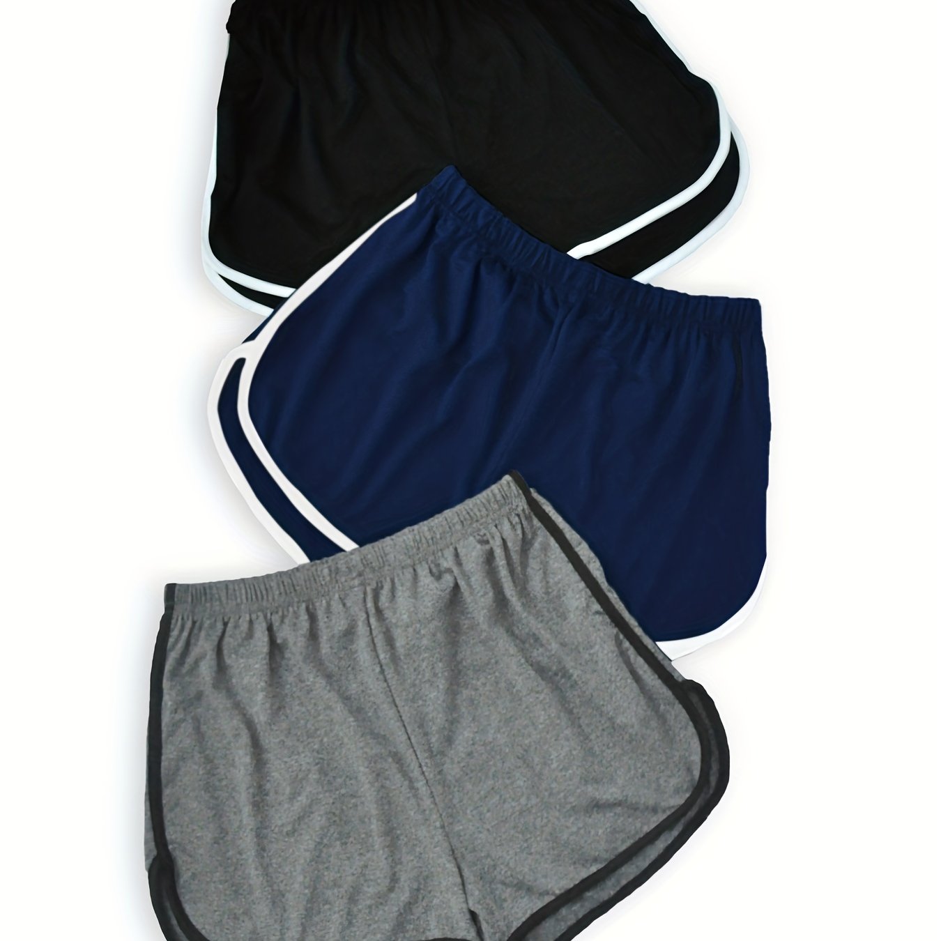 Ayollar uchun kattaroq o'lchamdagi rangli blokli uyqu shortlari polyester dam olish uchun qulay barcha mavsumlar