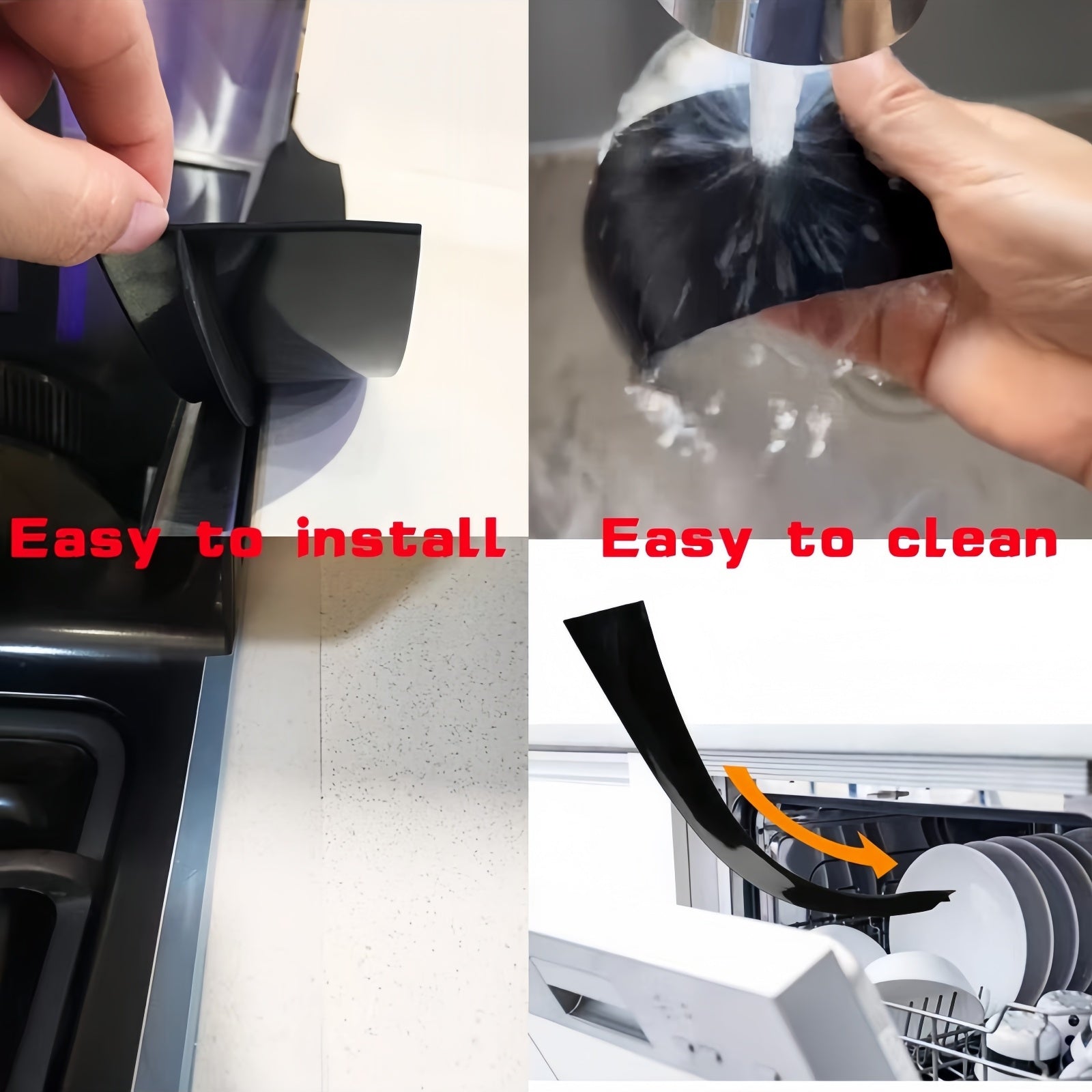 53 см T-shaklidagi silikon yostiq gaz plitasida gazni ushlab turish va oshxona bezaklari uchun