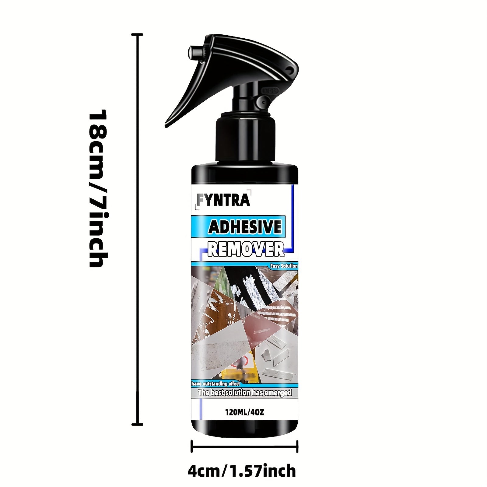 Adhesive Remover For Labels and Stickers, Safe, Fast, Includes Spatula Tool