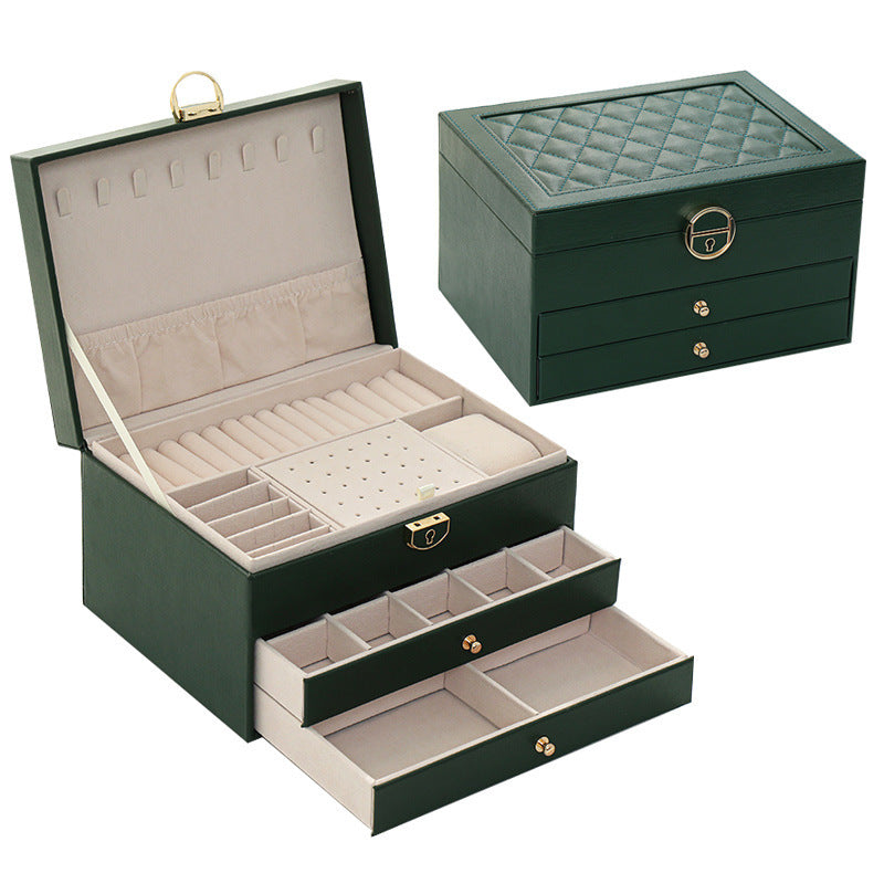 Multi-Layer Jewelry Box Organizer for Women with Spacious Compartments