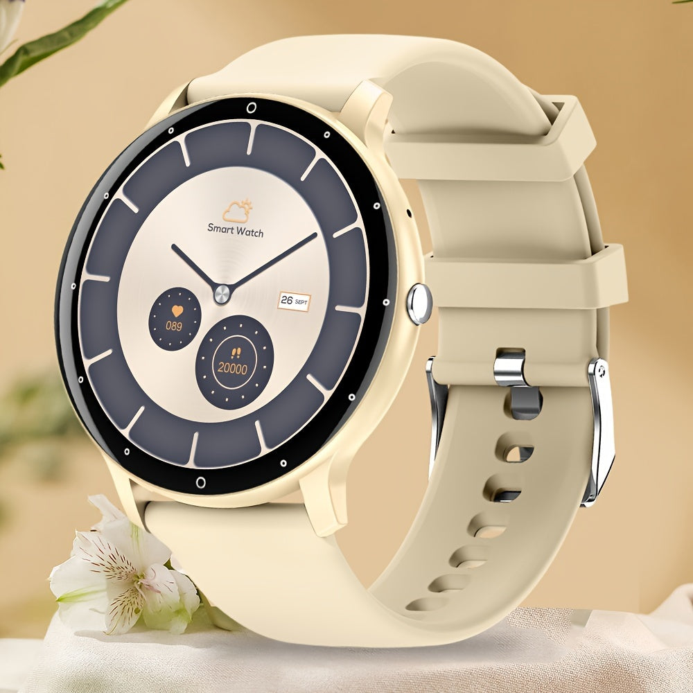 Мужчины Женщины Сенсорные Смартчасы с Беспроводной связью, Музыкой, Голосовым управлением, Спортивными режимами