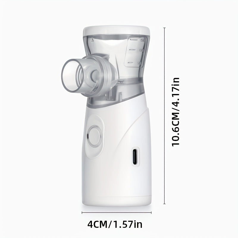 Portativ qo'l humidiifikatori chuqur tozalash va namlantirish xususiyatlariga ega, 400mAh litiy batareyasi bilan USB orqali zaryadlanadi, uy, ofis va harakatda foydalanish uchun shaffof plastik korpus.