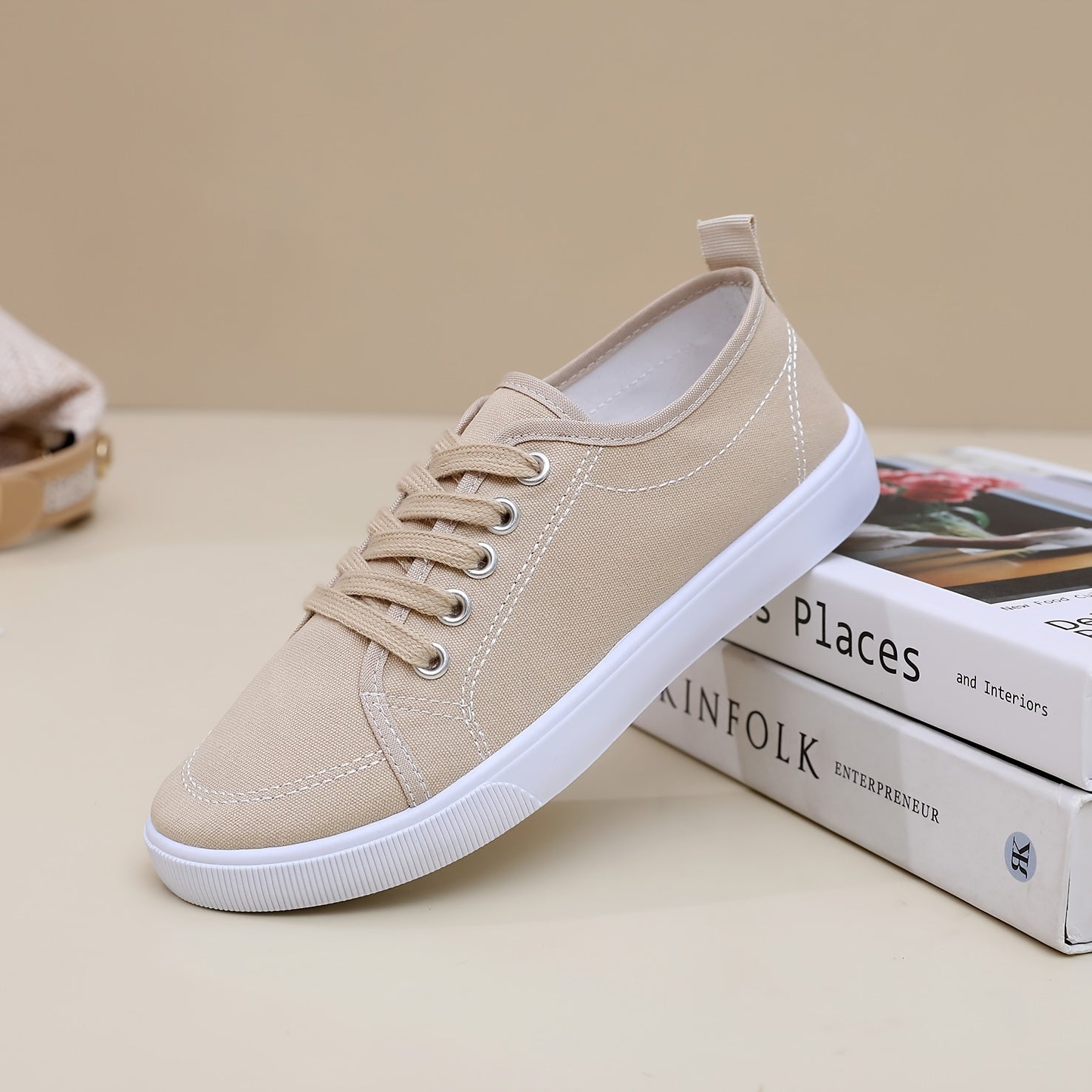 Women's Breathable Flat Slides Casual Slip-On Sneakers for Spring Summer Autumn