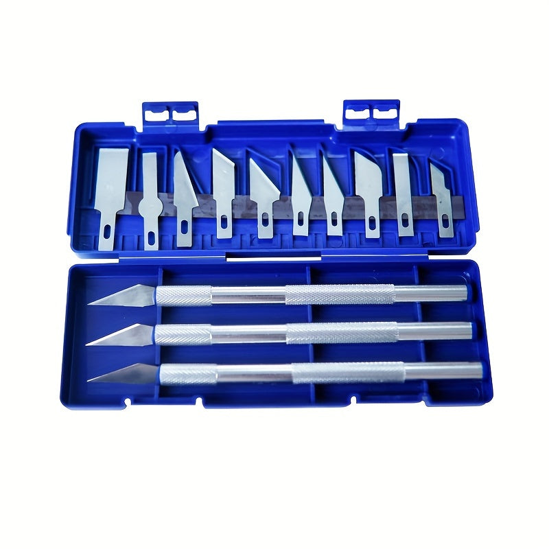 13Pcs Aluminum Alloy Carving Knife Set Art Tools for Papercutting Scrapbooking