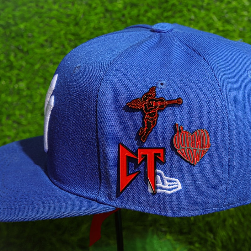 Retro Metal Hat Pin Badge Set for Men Women Cartoon Mexican Style Decorative Accessories