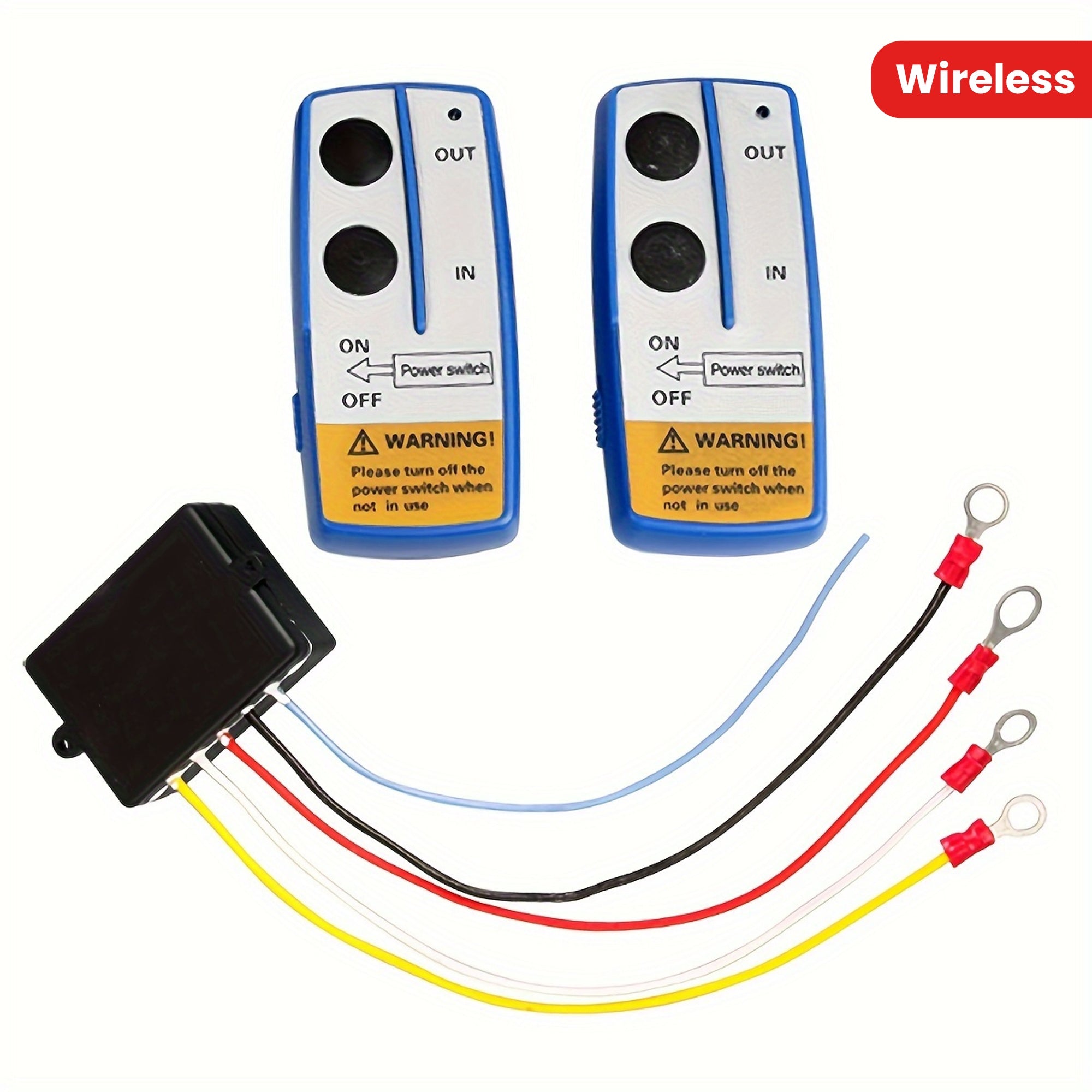 Wireless Winch Remote Control Kit 12-24V for ATV SUV with Durable Connectivity