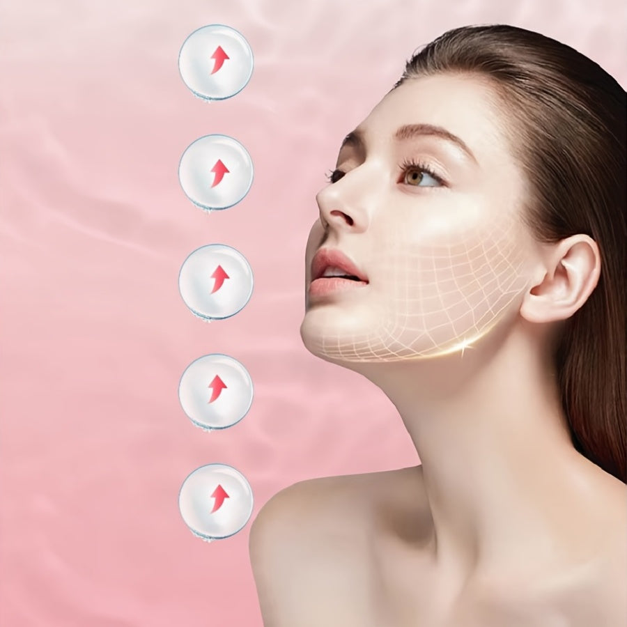 1 dona Portativ Yumshoq Silikon Go'zallik Maska, 7 Rang, Qayta Zaryadlanadigan Lityum Batareya, USB Zaryadlash, Salon va Uyda Foydalanish Uchun Ideal, Yuz Terisi Parvarishi, Onalar Kuni Uchun Ko'p Maqsadli Sovg'a