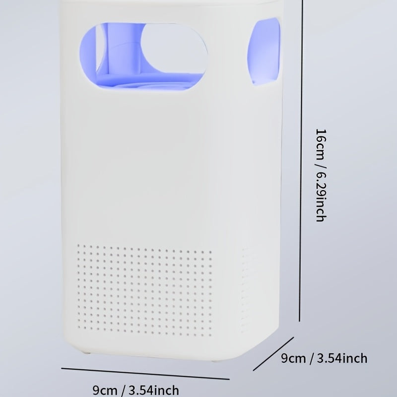 USB-Powered Blue Light Air Purifier Odor Eliminator for Home Office Car