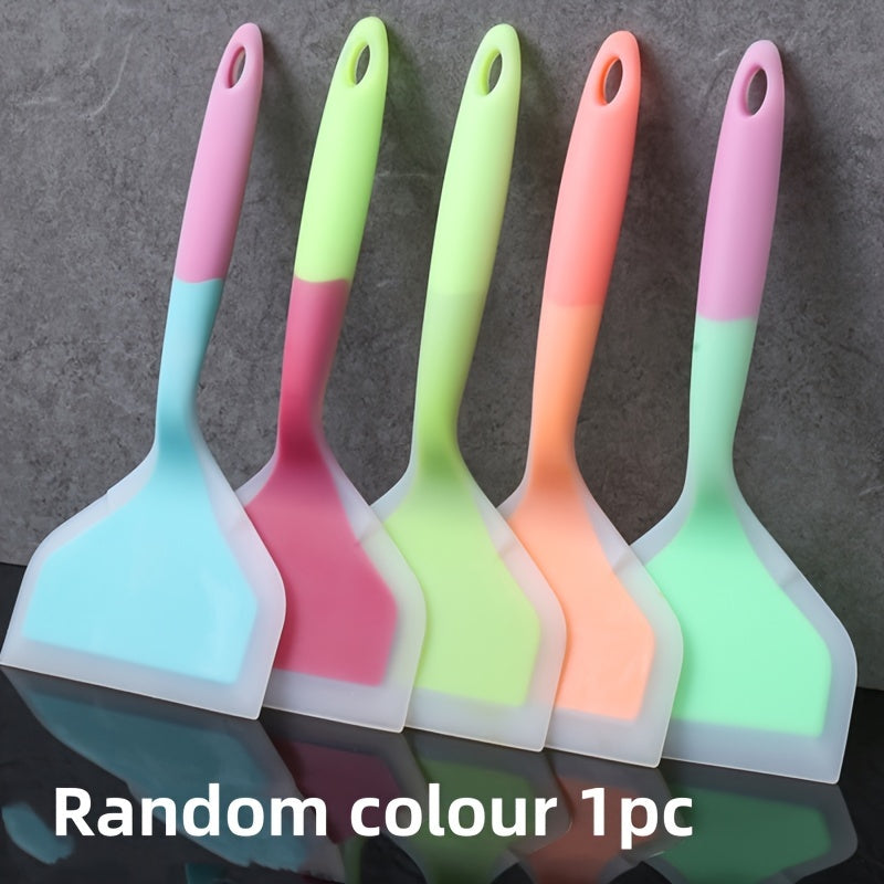 Espátula de silicona antiadherente resistente al calor para cocinar y voltear