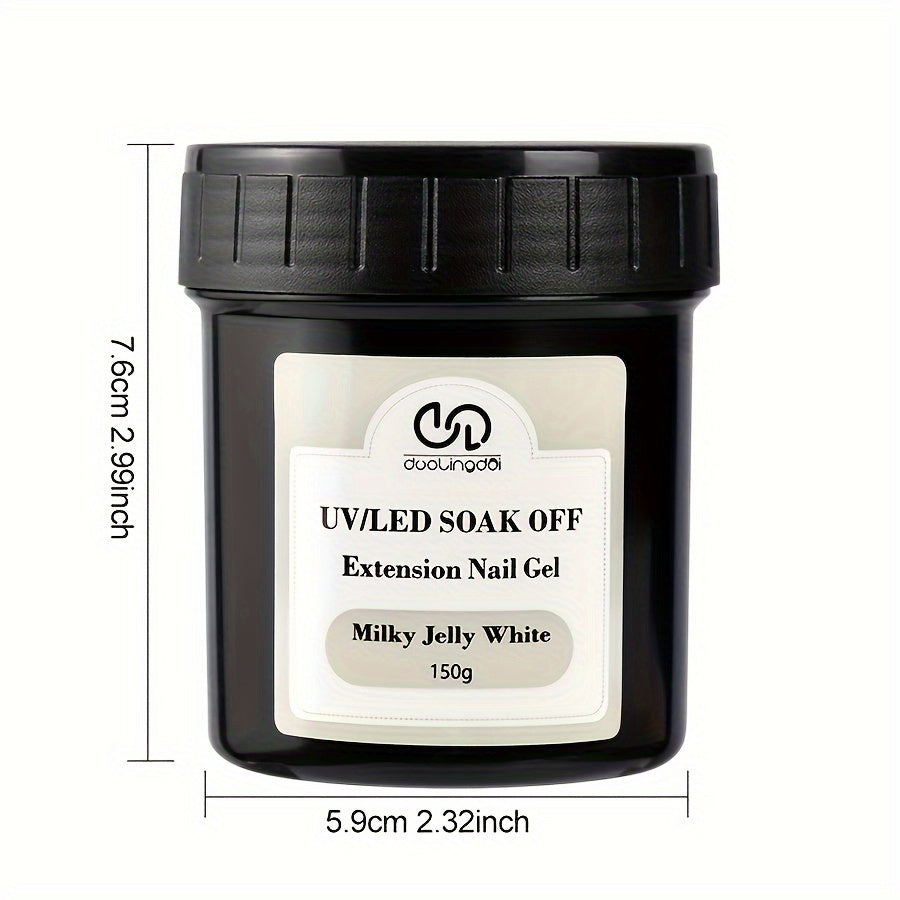 150g Tez quriydigan kamuflyaj akril gelni tirnoq uzaytirish uchun UV LED so'rib olish uchun, hidsiz