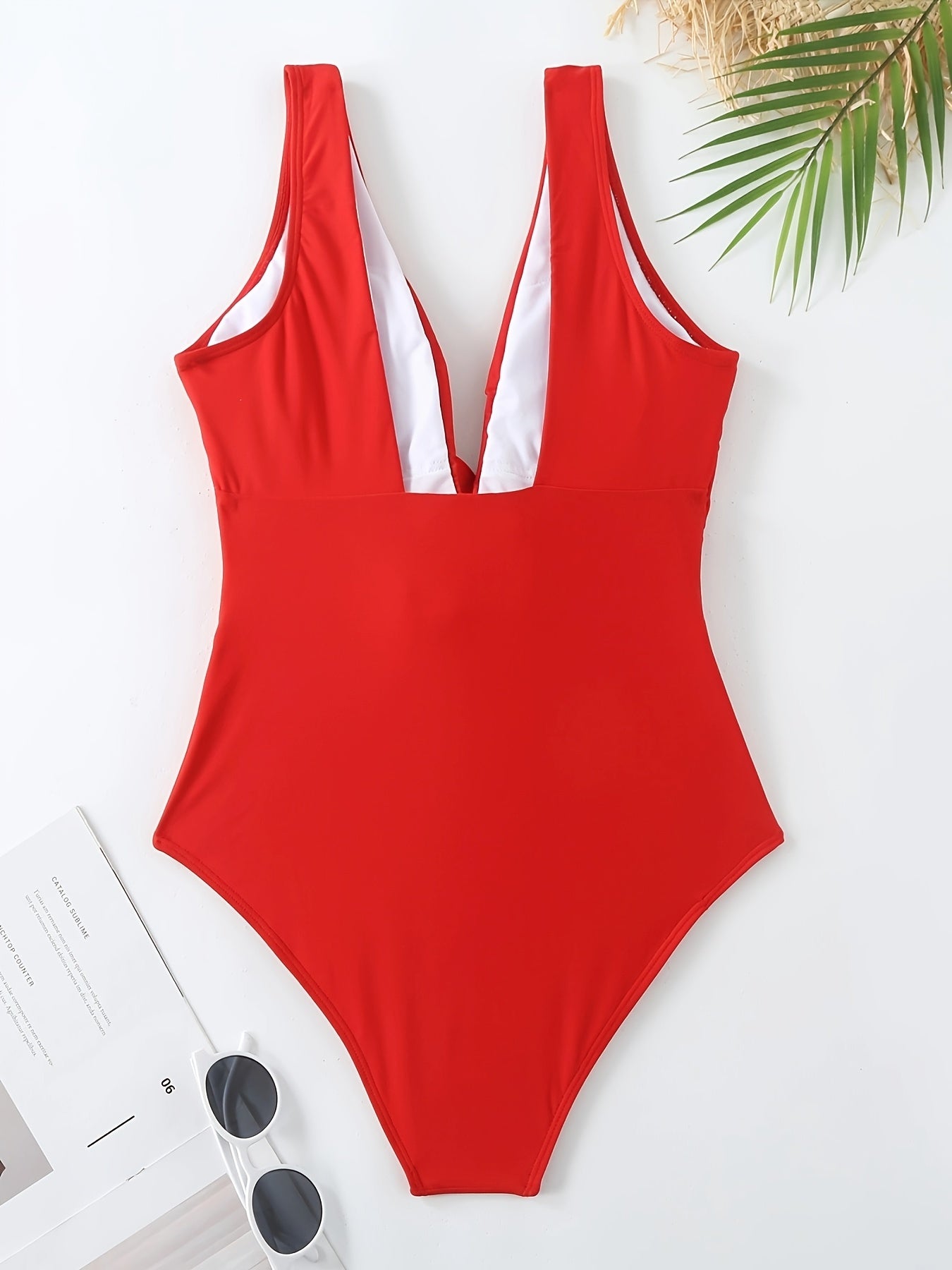 Women's Retro-Inspired Swimsuit Set with Removable Padding and Floral Cover-Up