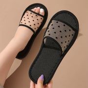 Ayollar yozgi ochiq barmoqli slaydlar ichki choyshablar nafas oluvchi yurak naqshli