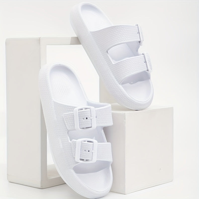 Women's Solid Color Slip-Resistant Quick-Dry Home and Outdoor Slippers