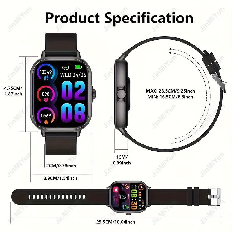 Wireless Zinc Alloy Smartwatch with 180mAh Battery for Sports Travel and Photography
