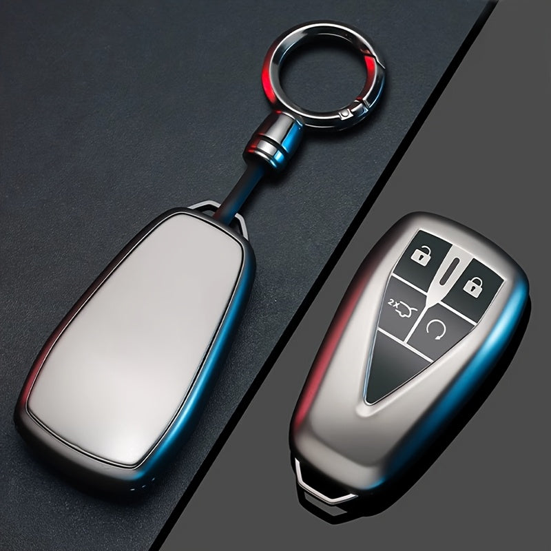 Universal TPU Car Remote Key Fob Cover Gray Slim Shockproof Protective Shell