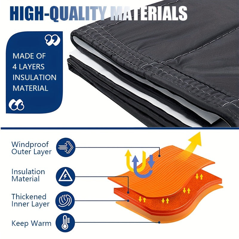 Fireplace Insulation Blanket Dual-Layer Oxford Cloth Warm Air Cold Air Winter Heating