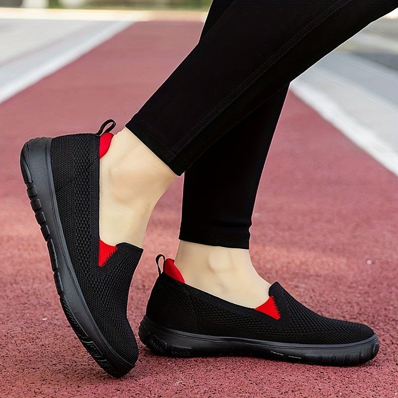 Women's Slip-On Sneakers Casual Walking Shoes Laceless Soft Sole