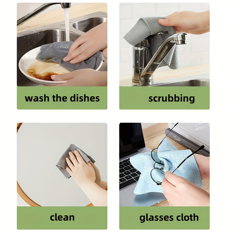 Oil-Free Non-Shedding Kitchen Dishcloth with Pull-Out Disposable Lazy Cloth