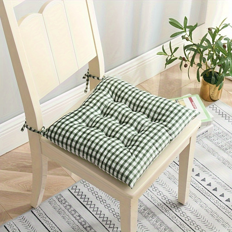 Plush Seat Cushion and Stool Pad with Felt Cover for All Seasons