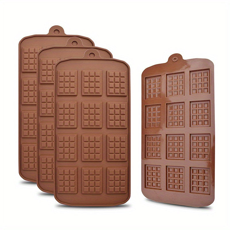 Silicone Chocolate Mould 12 Grids for Pastry Candy and Cookies Baking Tool
