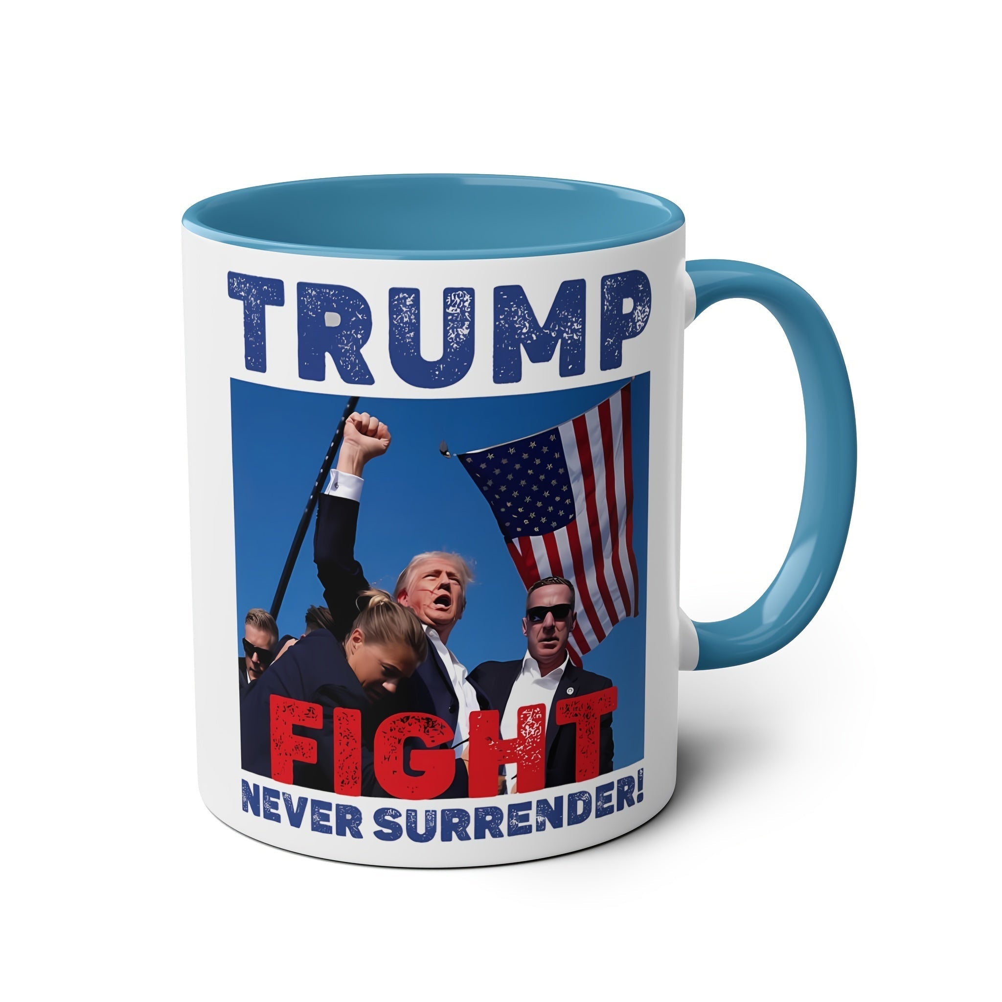Ceramic Trump 2024 Supporter Mug Stand Up for America Loyal Supporter Gift