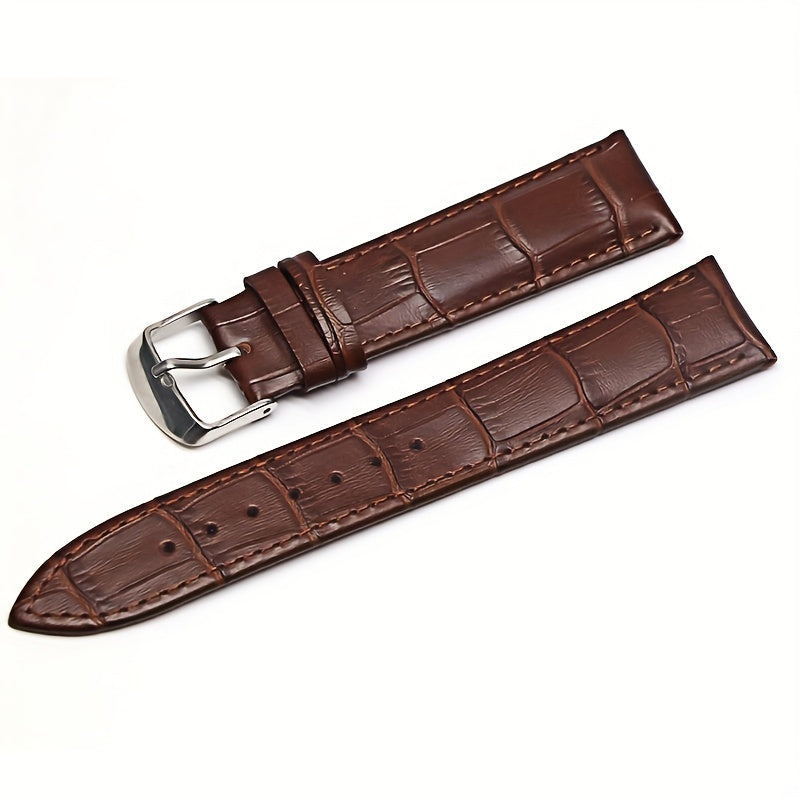 Genuine Leather Watch Bands 12mm 18mm 20mm 22mm Compatible with Smartwatches