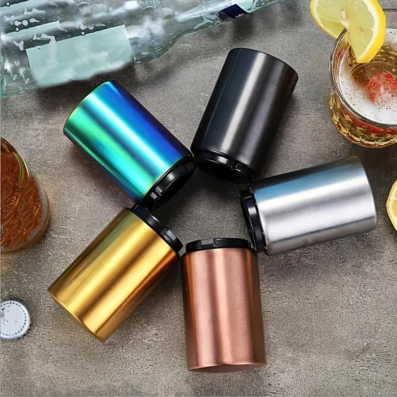 Металлическая открывашка для быстрого снятия крышек, подарок для любителей вина и пива