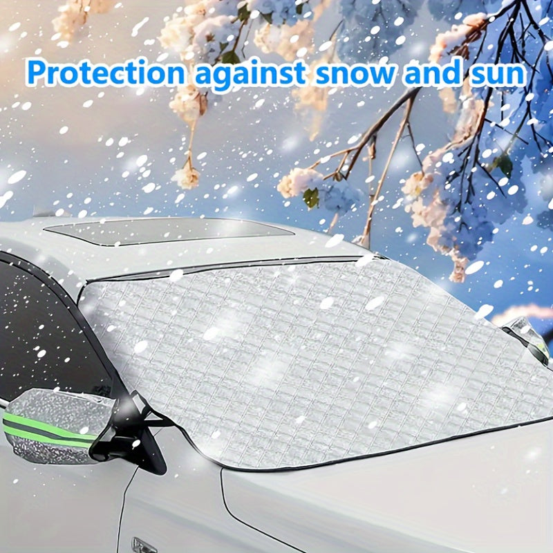 Barcha mavsumlar uchun avtomobil qoplami, suv o'tkazmaydigan, shisha oynalar uchun pechka qoplamlari, UV, muz, qor, chang bilan